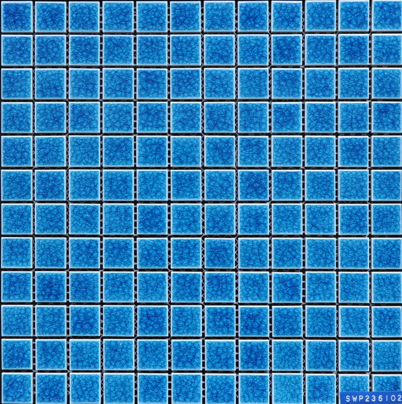 Blue Swimming Pool Porcelain Mosaic