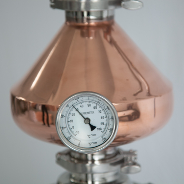 Copper Still Helmet Dimensions: 4'', 8'', 10'', 12'' - Distillation Column Top