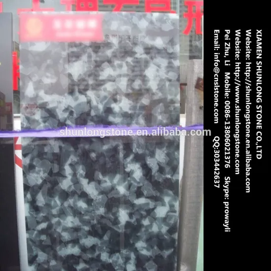 Dark Grey Blue Onyx Glass stone big slab,man made glass ony tile