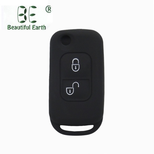 Fold Silicone Car Key Protective Cover For Benz