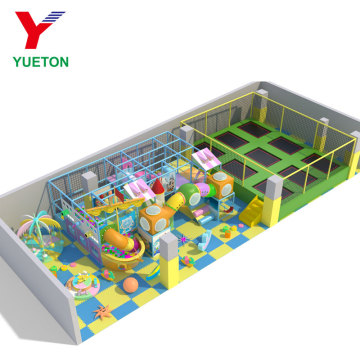 Biggest Trampoline Park with Basketball Hoop