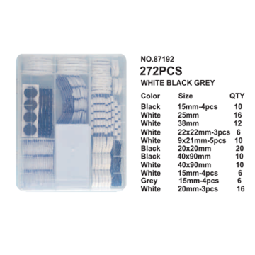 272pcs Different colors Felt pads set