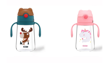 Borraccia per bambini in plastica tritan certificata FDA