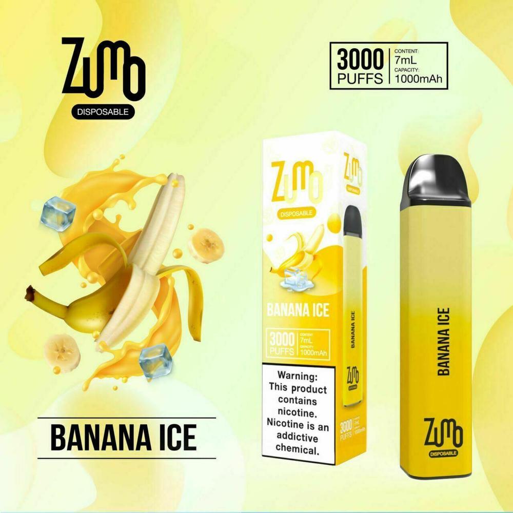 Zumo Disposable Vape 7ml 3000 Puffs 5percent Nic Display Of 10ct 42150