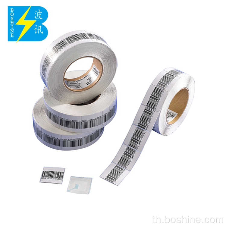 ฉลากระบบรักษาความปลอดภัยต่อต้านการโจรกรรมระบบ RF EAS Soft Label