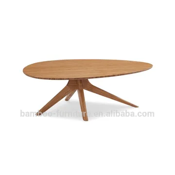 Modern and Simple Round Bamboo Table Rosemary european style Coffee Table Living Room Bamboo Furniture Type