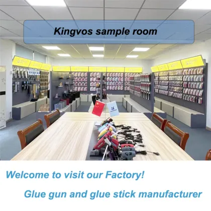 Factory Direct Green Hot-Melt Glue Guns with Glue Sticks - 10W