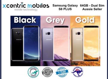 SAMSUNG GALAXY S8 plus 64GB 4G LTE SM-G955FD - DUAL SIM - BRAND NEW SEALED BOX