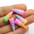 24mm 3D Harz Mini Horn Harze DIY Schmuck Halskette Haarschmuck Harz Cabochons Dekoration