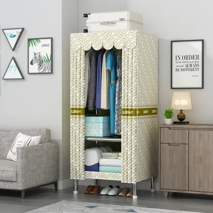 66cm Simple Cloth Wardrobe for Dormitory - Wholesale Folding Cabinet