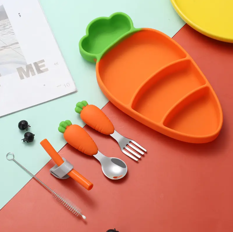 Silicone children's tableware
