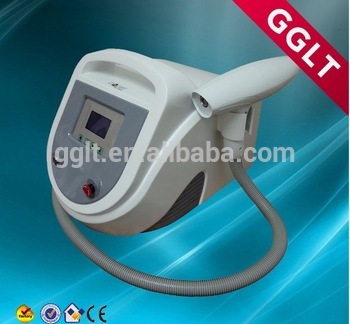 nd-yag Q-Swith laser tattoo removal with ruby and sapphire probe