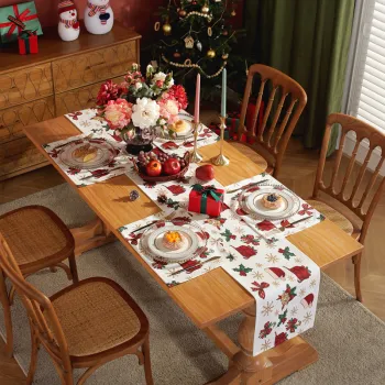 Luxury Christmas Table Runners and Placemats: Elevating Your Festive Wedding Décor