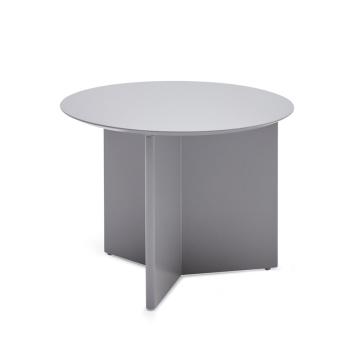 Modern simplistisch ontwerp witte ronde zijtafel