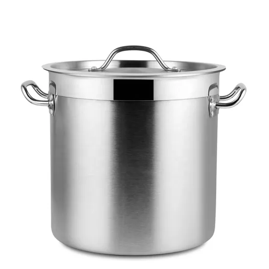 Large Double Ears Stainless Steel Soup Bucket