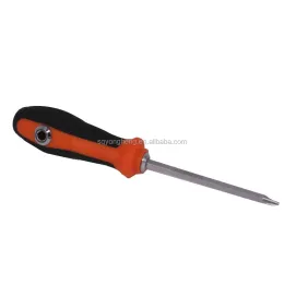 flat or Soft rubber handle extendable screwdriver