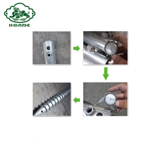 Ground Screw For City Building Low Price