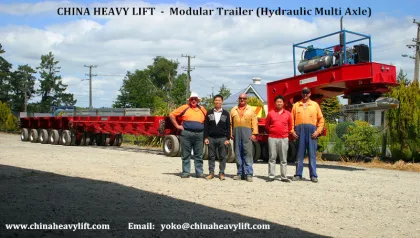 CHINA HEAVY LIFT  -  Nicolas MDED Model Modular Trailer