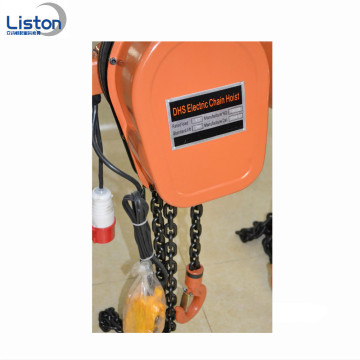 Paranco elettrico a catena da 380 volt tipo DHS 1ton