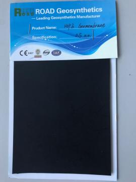 HDPE Geomembrane sheet for artificial lake waterproofing