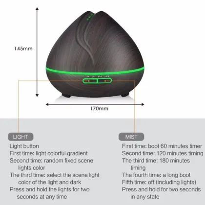 400ml Wholesale Shop Ultrasonic Perfume Diffuser Scent Air