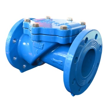 Cast Iron Body Rubber Disc Swing Check Valve DN200 Flanged