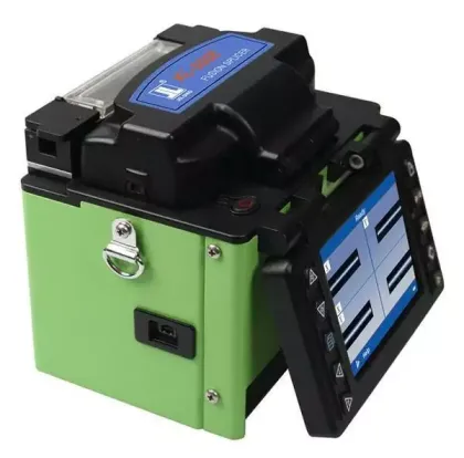 Jilong KL-500E Mini Fiber Fusion Splicer with Detachable SOC Clamps