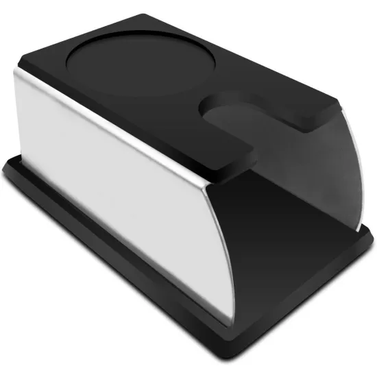 Coffee tempering station, coffee tamper holder, sturdy stainless steel tamper holder for coffee machine and tamper storage base