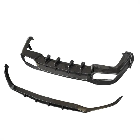 Used for Mercedes Benz GLC 63 AMG GLC COUPE genuine carbon fiber B-style front bumper front lip rear diffuser body kit