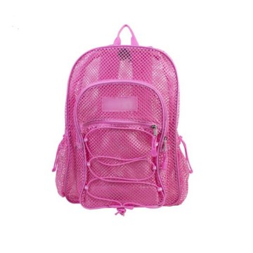 High quality customsied mesh bungee backpack simple outdoor backpack