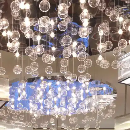 Modern Glass Bubble Chandelier