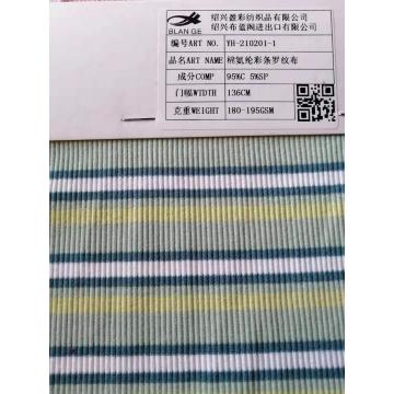 BCI Cotton Span Y/D Stripe Rib