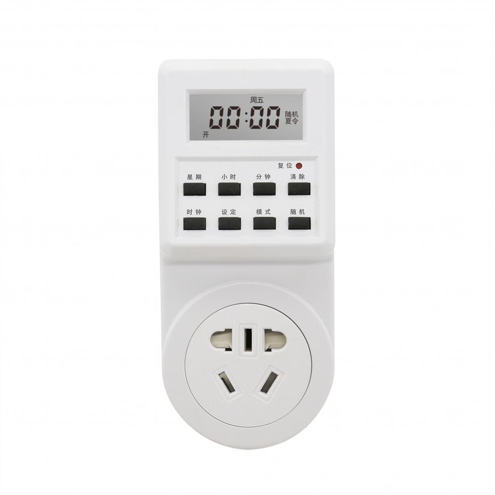 Digital Timer Socket mit kleinem LCD -Display