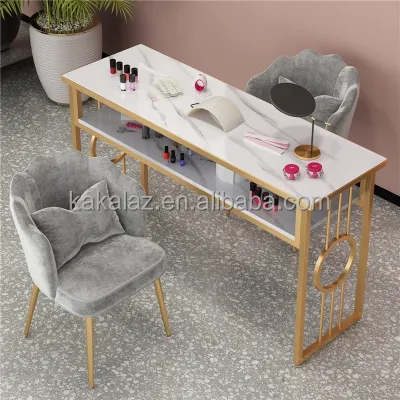 Nail Salon Tables with Vacuum