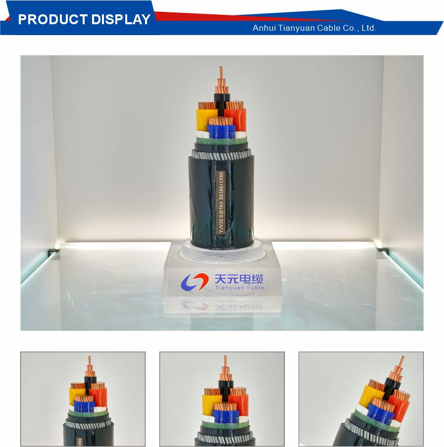 Industrial armored copper cable