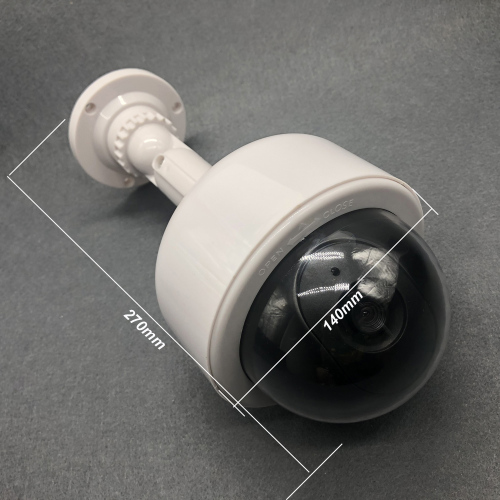 Ptz Speed Dome Case Fake Camera Battery Powered Flicker Blink Led