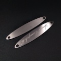 Targhetta in acciaio inossidabile con etichetta personalizzata con logo in metallo inciso