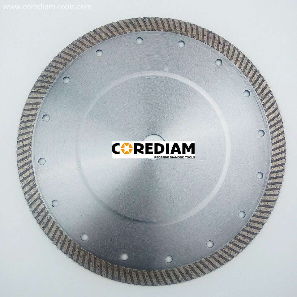 230mm sintered turbo blade for marble cutting