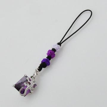 Gecko Shape Swarovski Stone Zircon Mobilehphone Chain