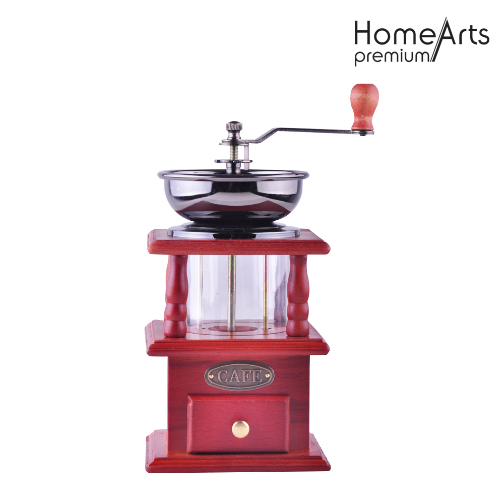 Red Manual Ceramic Core Coffee Grinder