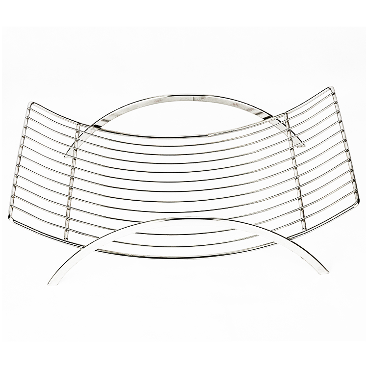 Metal Wire Countertop Fruit Bowl Basket Holder Stand