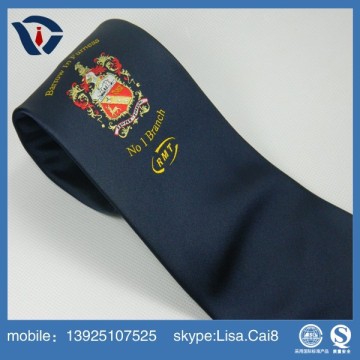 Customized Best-Selling woven logo and stripe school neckties