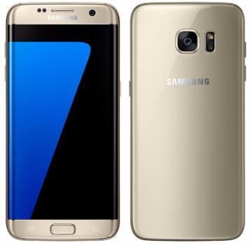 Samsung Galaxy S7 Edge Duos SM-G9350 Gold (FACTORY UNLOCKED) 5.5" QHD, 32GB