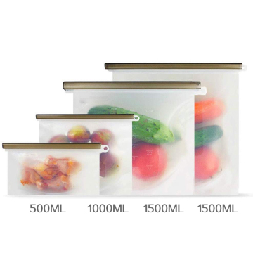Reusable Silicone Food Bags for Zero Waste Storage and Refrigeration
