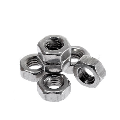 Pengikat mur hex stainless steel Kekuatan Tinggi