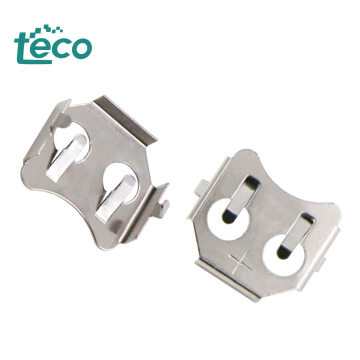 CR1220 &amp; CR1225 Holder Battery Coin: Ασφαλής λύση αποθήκευσης για μπαταρίες νομισμάτων SMT