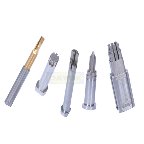 Customized connector mold insert polishing components