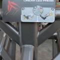 Equipo de gimnasio Máquina de culturismo lineal de prensa de piernas