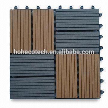 wpc interlocking decking floor tiles