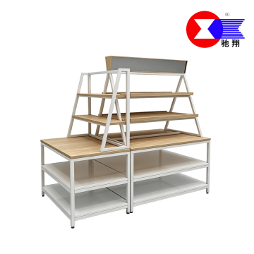 Multi-Tier Step Style Promotional Island Display Stand